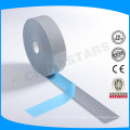 silver color stretchable reflective heat trasnfer film three layers